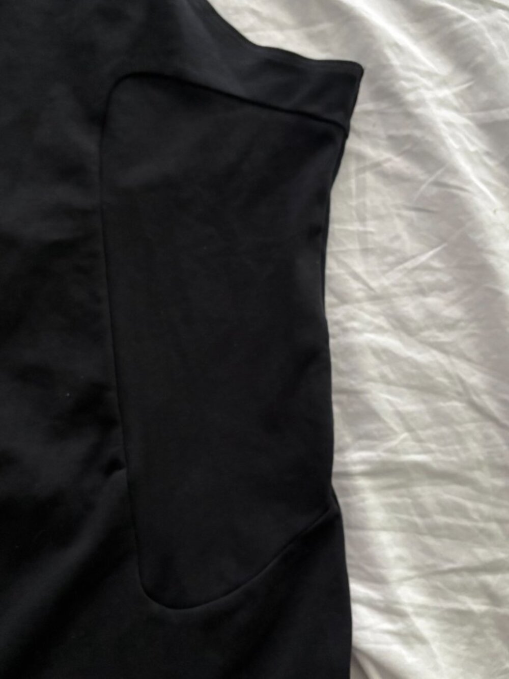 Nike NWOT Bodysuit Icon Clash One Piece Tight Fit Yoga Bodysuit Sz L Black - Picture 6 of 14